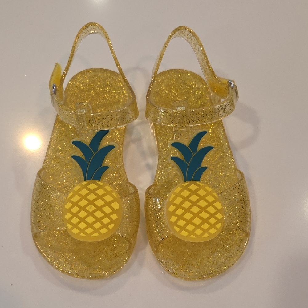 Toddler Glitter Pineapple Sandals